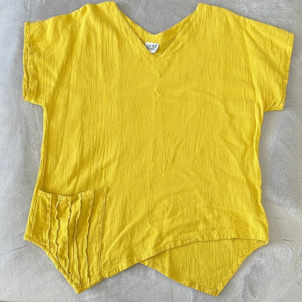 Oh My Gauze! Yellow women's top